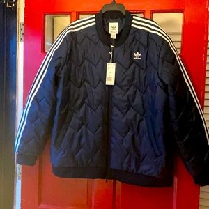 Adidas three stripes winter jacket
